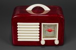 Swirled Oxblood Red General Television Catalin Radio Model 591